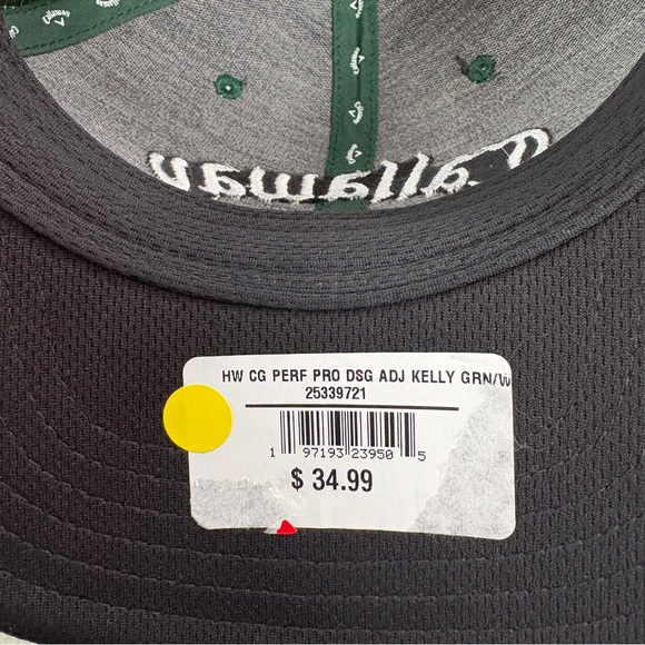 Callaway Adult Performance Pro Odyssey Golf Hat/Cap Green Adjustable New w/Tags - Picture 7 of 8